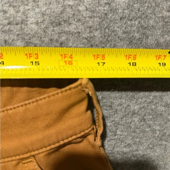 Carhartt Rugged Flex Canvas Work Pants Womens 12 brown Relaxed Carpenter BN5113 - Picture 7 of 12
